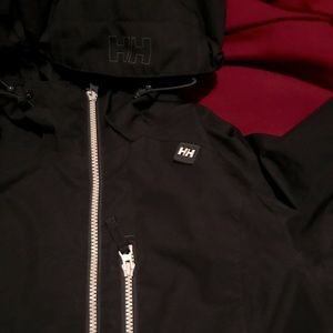 Helly Hansen Black Long Coat Size Small